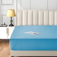 thumbnail image 3 of IR Imperial Rooms Fitted Sheet Deep Pocket Extra Soft Brushed Microfiber 1800 Series Light Blue Queen, 3 of 10