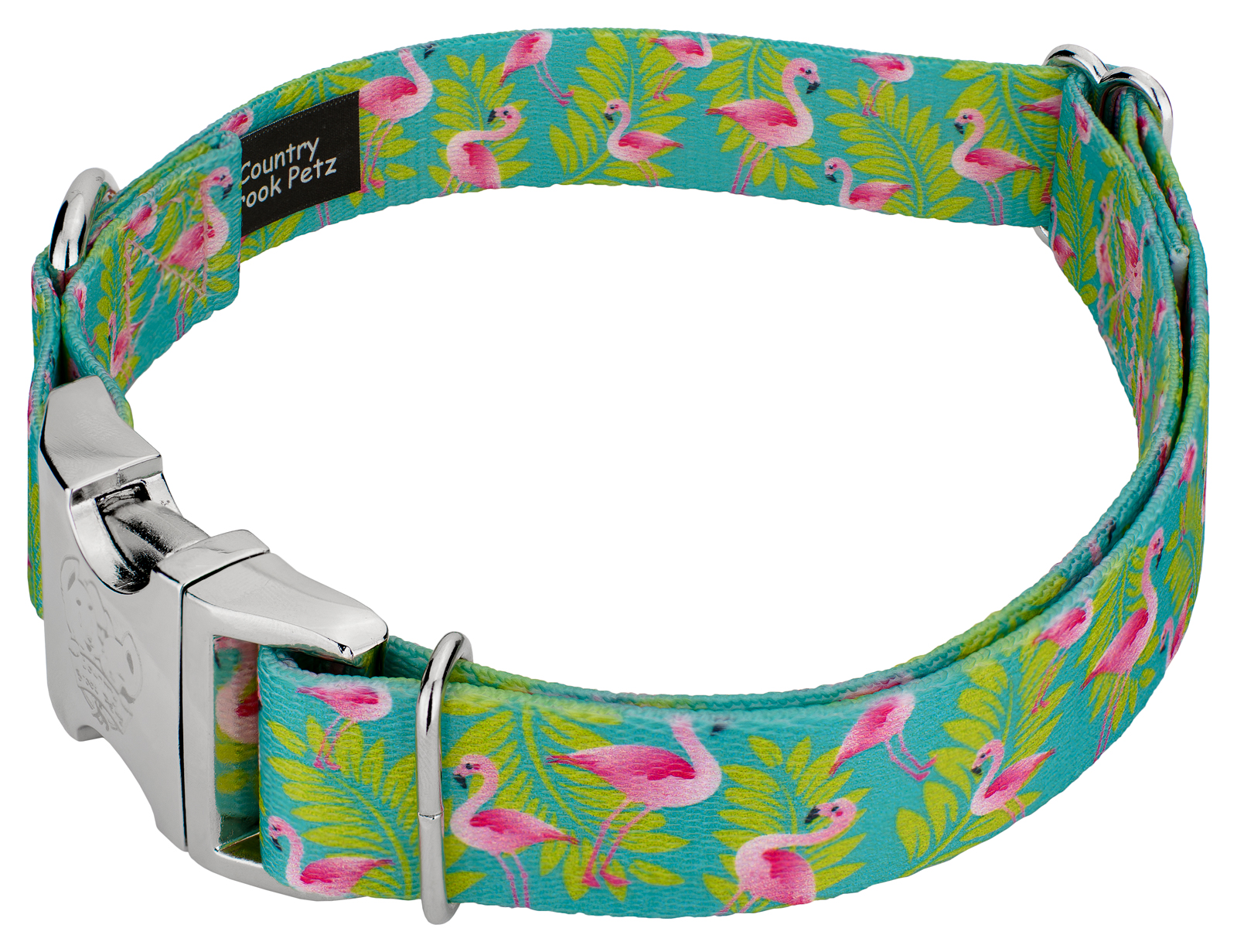 Country Brook Petz® Premium Flamingos Dog Collar, Large - image 5 of 7