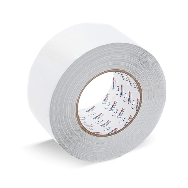 ECHOtape FS-G7739 | All Weather Lamtec EHP VR-R Plus Facing Tape | Metal Building Insulation Tape | White Seam and Repair Tape | Cold Weather Acrylic Adhesive | Cont