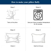 SORMAG Bed Pillows King Size Set of 2 Pillows for Bed 2 Pack Hotel Collection Down Alternative Pillows 20 x 36 inches