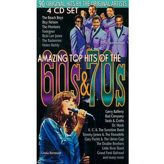Amazing Top Hits Of The 60s & 70s (4 Disc Box Set)