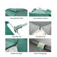 thumbnail image 6 of RuiJiao Instant Automatic Pop Up Camping Tent for 2 Person, Lightweight Waterproof Windproof Portable Backpacking Tent with Fiberglass Poles, 190T Polyester PU2000mm for Outdoor Family Camping, 6 of 6