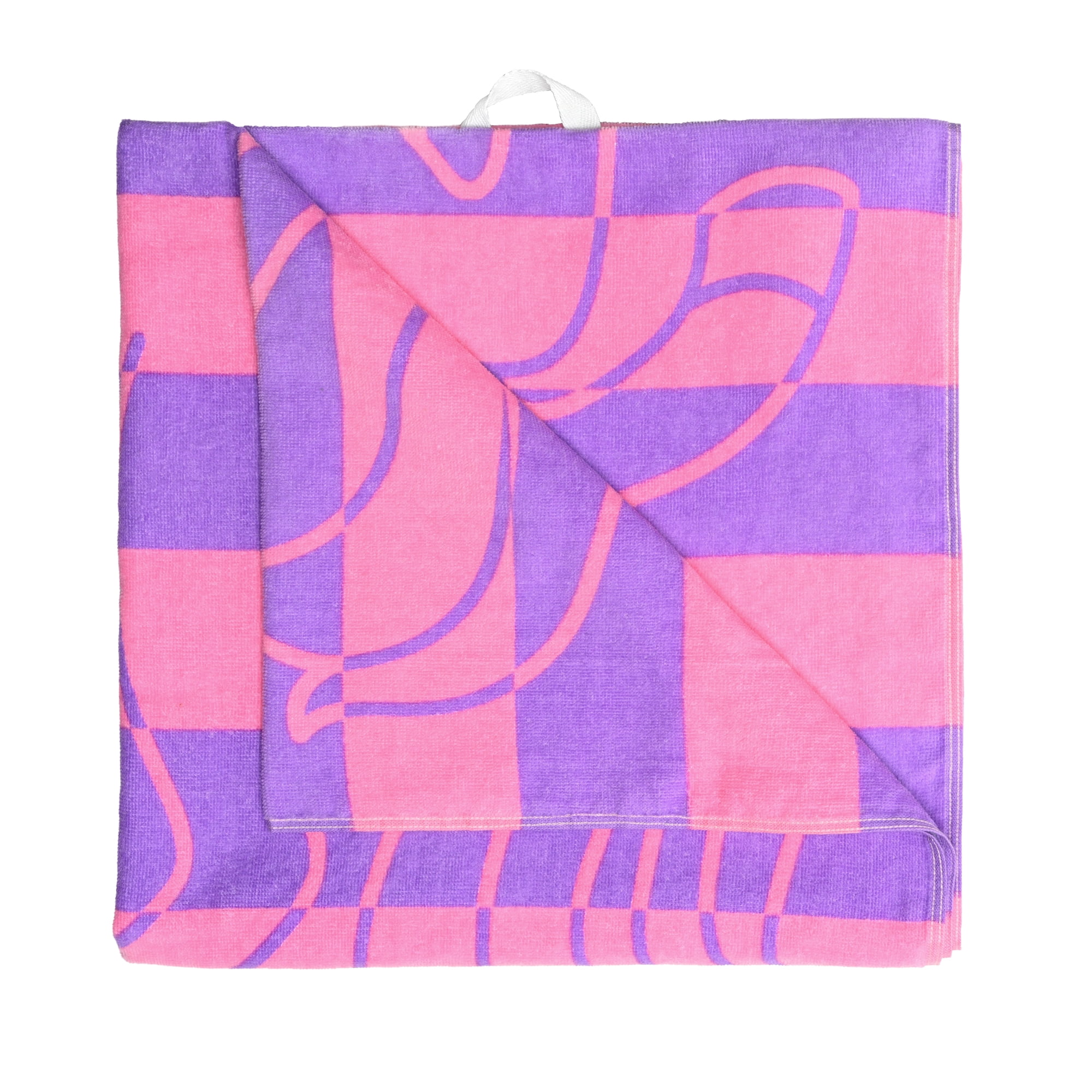 Mainstays Kids Beach Towel, Unicorn Stripe, 1 Piece, 60" x 30"