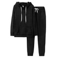 thumbnail image 2 of UKAP Conjunto de dos piezas para mujer, chándal de manga larga, conjunto de Jogger, sudaderas con capucha y pantalones de chándal cálidos para mujer, conjuntos informales con capucha, 2 of 4