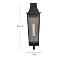 thumbnail image 5 of 28894BK Hinkley Lighting Georgetown - 12W 1 LED Outdoor Large Wall Mount Lantern-21.75 Inch Tall and 7 Inch Wide-Black Finish, 5 of 9