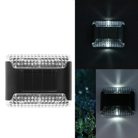 

Garden Lamps Solar Lights Outdoor IP65 Outdoor Solar Powered Lights Dusk To Dawn Outside Up And Down Lighting Solar Wall Fence Lights For Parking Lot Backyard Gardens Fence Patio by Wuxinga