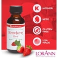 thumbnail image 5 of LorAnn Oils Super Strength Flavoring - Used For Candy Making, Flavoring Extracts, Baking, Hard Candy, and Flavor Oils, Strawberry, 1 fl dram, 5 of 7