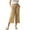 Khaki, variant on yillto Capri Pants for Women High Waisted Wide Leg Casual Lounge Pant Summer Capris with Pockets