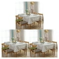 thumbnail image 3 of Guardoinrt Easy Care Rectangular Tablecloth Sturdy And Durable Ensures Easy Maintenance linen 140*140CM 3Set, 3 of 6