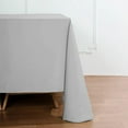 thumbnail image 6 of Balsa Circle Christmas Holidays 90" x 90" Silver Square Polyester Tablecloth Linen, 6 of 8