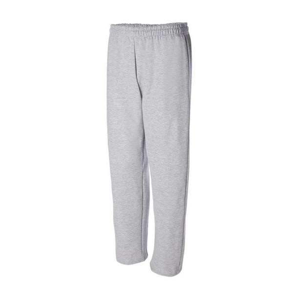 Gildan - Heavy Blend Open-Bottom Sweatpants - 18400 - Sport Grey - Size ...
