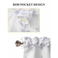 thumbnail image 6 of Spring Blue Eucalyptus Living Room Curtains 2 Panel, Botanical Green Leaf Country Cafe Window Treatment, Farmhouse Bedroom Bathroom Kitchen Curtains Drapes 104"x54", 6 of 6