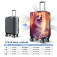 thumbnail image 4 of Yiaed Sunset Cloud Corgi Print Travel Luggage Cover Suitcase Protector Fits 18-32 Inch Luggage Wheel Covers Patterned Elastic Luggage Anti-scratch（No luggage）-Large, 4 of 5