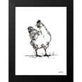 thumbnail image 2 of House Fenway 12x14 Black Modern Framed Museum Art Print Titled - Farmhouse Chicken, 2 of 5