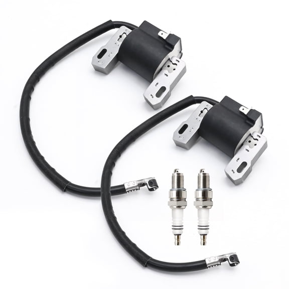 Anxingo 2Pack 592846 Ignition Coils with Spark Plug Replacement for Briggs & Stratton 4035A7 404577 403677 406777 407677 Engines, Replaces 691060 799651 499447