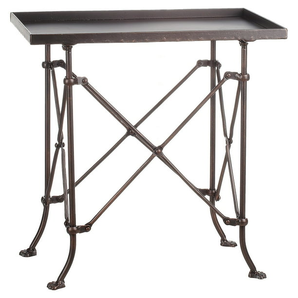 3R Studios Bronze Metal End Table