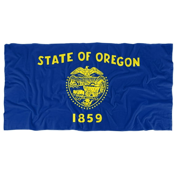 Oregon Flag Officially Licensed Beach Towel 30' X 60'