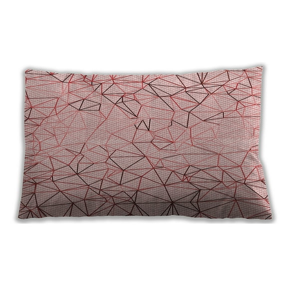 Ahgly Company Indoor Rectangular Contemporary Lumbar Throw Pillow, 13 inch by 19 inch