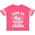 thumbnail image 3 of Inktastic Life is Better at the Cabin with Trees and Moon Boys or Girls Toddler T-Shirt, 3 of 5
