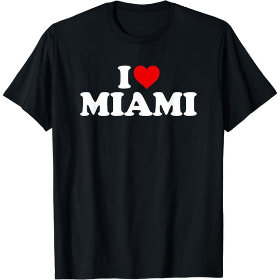 I Love Miami - Heart T-Shirt