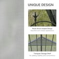 thumbnail image 4 of GVN Patio Garden Pergola, Pergola Canopy,10' x 10' Double Roof Outdoor Gazebo Canopy Shelter with Netting, Gray, 4 of 11