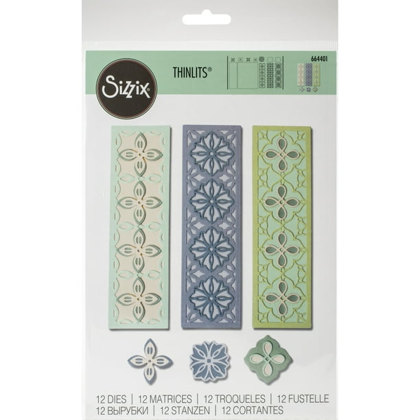 Sizzix Thinlits Die Set 12 Pack, Stackable Geometrics  Walmart.com