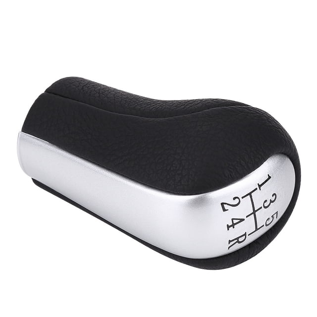 5 Velocidades Choque de Engranajes de la perilla Booter Boot Boot Black Pu Leather Plástica Fast Fácil de Instalacia para Coro LLA 1998-2009