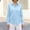Light Blue, variant on Women's Button Down Shirts Stand Collar Long Sleeve Tops Basic Classic T Shirts Soft Shirt Lightweight Slim-Fit Blouses Fashion Business Casual Outfits Spring Summer Clothes Green S