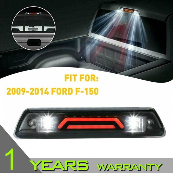 For 09-14 FORD F150 3rd Third Brake Light LED Smoke Rear Reverse Tail Cargo Lamp