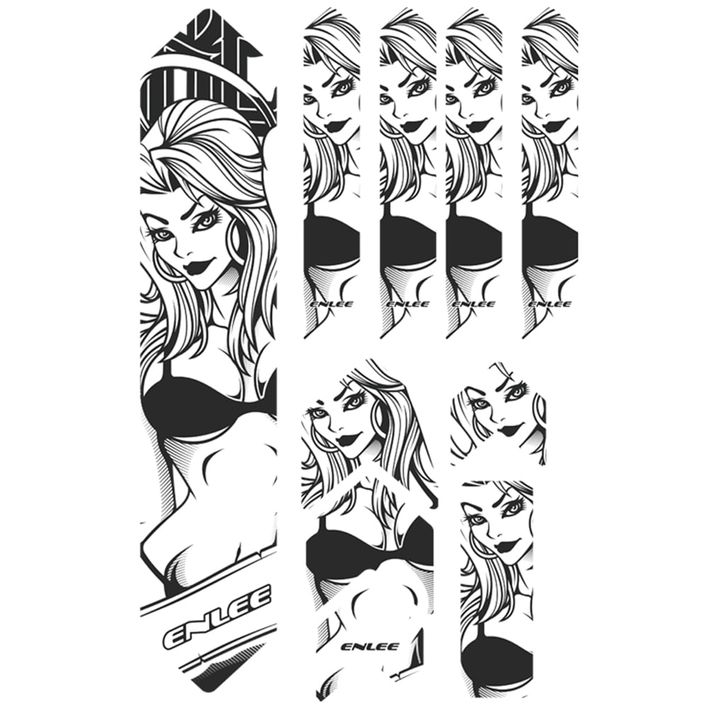 bike decals frame