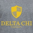 thumbnail image 3 of CafePress - Delta Chi Vertical Yellow Logo T Shirt - Women's V-Neck Dark T-Shirt, 3 of 4