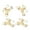 4 pack, variant on Golden Thickened Hinges Set Stylish Home Hardware Heavy Duty Gold Colored Door Top Hinges Upgrades for Door Top