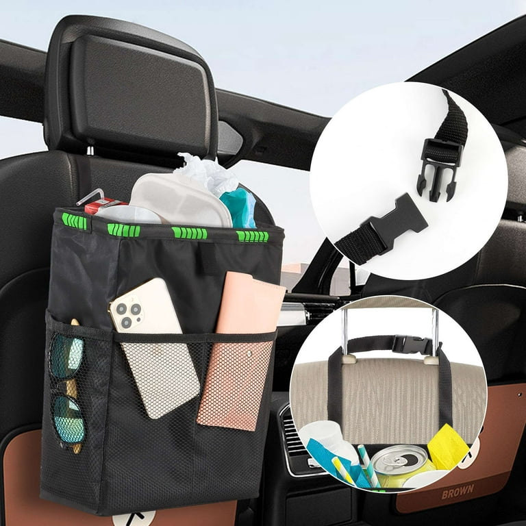 Baseus Car Trash Bin Auto Organizer Car Trash Can Storage Bag Rubbish Car  Accessories Garbage Box Dust Case Holder