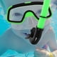 thumbnail image 3 of GOOHOCHY 1 juego de equipo de snorkel para niños, gafas de snorkel con visión amplia y aletas de buceo., 3 of 8