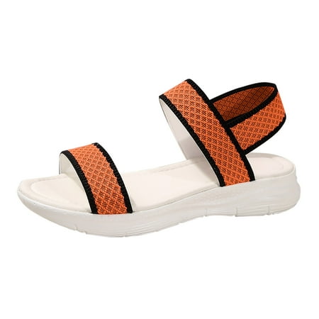 

Women s Summer Fashion Open Toe Cloth Elastic Sandals Outdoor Beach Sandals