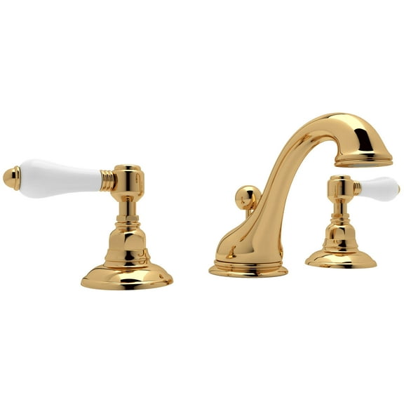 Rohl A1408lp-2 Viaggio 1.2 GPM Widespread Bathroom Faucet - Brass