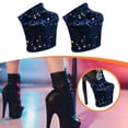 thumbnail image 6 of FVDPWYE 1 Pair Pole Dance Shoe Protectors Anti Slip for All Dancers for 8 inch Heels Blue M, 6 of 6