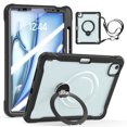 thumbnail image 2 of Full Body Protection Stand Case for iPad Air4,Air5,Air11 M2 M3,Pro11 2018-2022 Built In 9H Glass Screen Protector Shoulder Strap, 2 of 16
