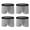 Silver, variant on Coorders Men's Comfort Flex Fit Underwear, Soft Boxer Briefs ,4 Packs