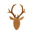 thumbnail image 4 of Fake Deer Head With Brown Antlers, 4 of 10