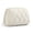 White, variant on Makeup Bag, Travel Cosmetic Bag, Puffy Padded Make Up Bag for Women, Makeup Organizer Case, Wide-open Pouch Purse, Travel Essentials, Toiletries Accessories Brushes