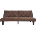 DHP Venti Vintage Futon, Brown
