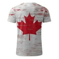 thumbnail image 3 of Rciityk Women's Summer Tops - Short Sleeve Shirts for Women - Casual Round Neck Canada Maple Leaf Printed T-Shirts - Spring/Summer Savings Clearance, 3 of 3