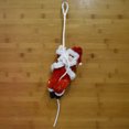 thumbnail image 1 of IFANLANDOR Santa Claus Climbing Rope Ladder Christmas Ornament Red Cloth for Holiday Tree Decor, 1 of 7
