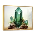 thumbnail image 2 of Designart "Aventurine Harmony Spiritual Stone II" Spiritual Stone Floater Framed Wall Art Print, 2 of 7