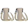 thumbnail image 3 of AuroraX Water Bottle Carrier Bag Sports Travel Insulated Drink Sleeves,Camping Leakproof Adjustable Strap Keep Cold 24H Drinkware Accessories(White), 3 of 3