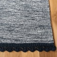 thumbnail image 3 of SAFAVIEH Montauk Sharlene Solid Braided Cotton Runner Rug, Navy, 2'3" x 7', 3 of 8