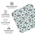 thumbnail image 4 of Disketp Bears And Tropical Leaves Funny Coasters,6 Pcs Leather Coasters With Holder, Perfect Housewarming Hostess Gifts,Protect Furniture From Water Marks Scratch And Damage, 4 of 9