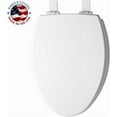 thumbnail image 2 of Mayfair 1847SLOW Kendall Slow-Close, Removable Wood Toilet Seat That Will Never Loosen, ELONGATED, White, 4-Pack, 2 of 8