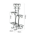 thumbnail image 6 of Miumaeov 5Tier Metal Flower Pot Stand Plant Display Holder Indoor Balcony Garden Home, 6 of 7